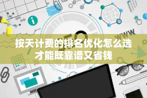 按天计费的排名优化怎么选才能既靠谱又省钱