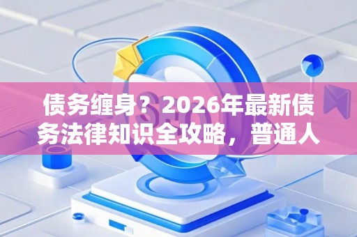 债务缠身？2026年最新债务法律知识全攻略，普通人也能看懂！