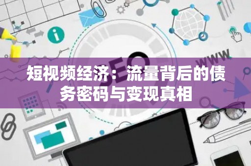 短视频经济：流量背后的债务密码与变现真相